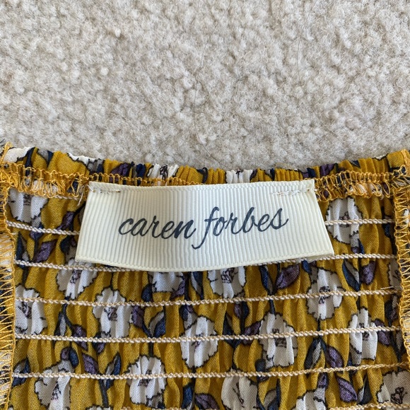 Caren Forbes floral tank top with tie - Picture 3 of 3